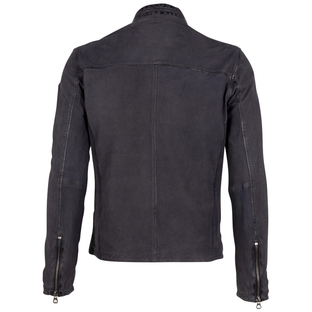 Geaca de Piele Barbati Gipsy Albastru Inchis GMBlake Geaca de Piele Barbati Gipsy Albastru Inchis GMBlake - readytowear.ro