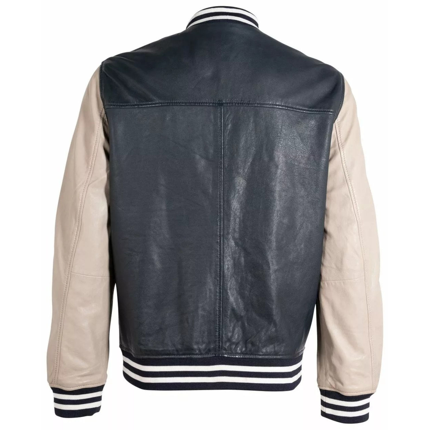 Geaca de Piele Barbati Gipsy Bleumarin/Bej GMBluno 2 – Black Friday