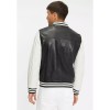 Geaca de Piele Barbati Gipsy Negru/Alb GMBluno – Black Friday Geaca de Piele Barbati Gipsy Negru/Alb GMBluno – Black Friday