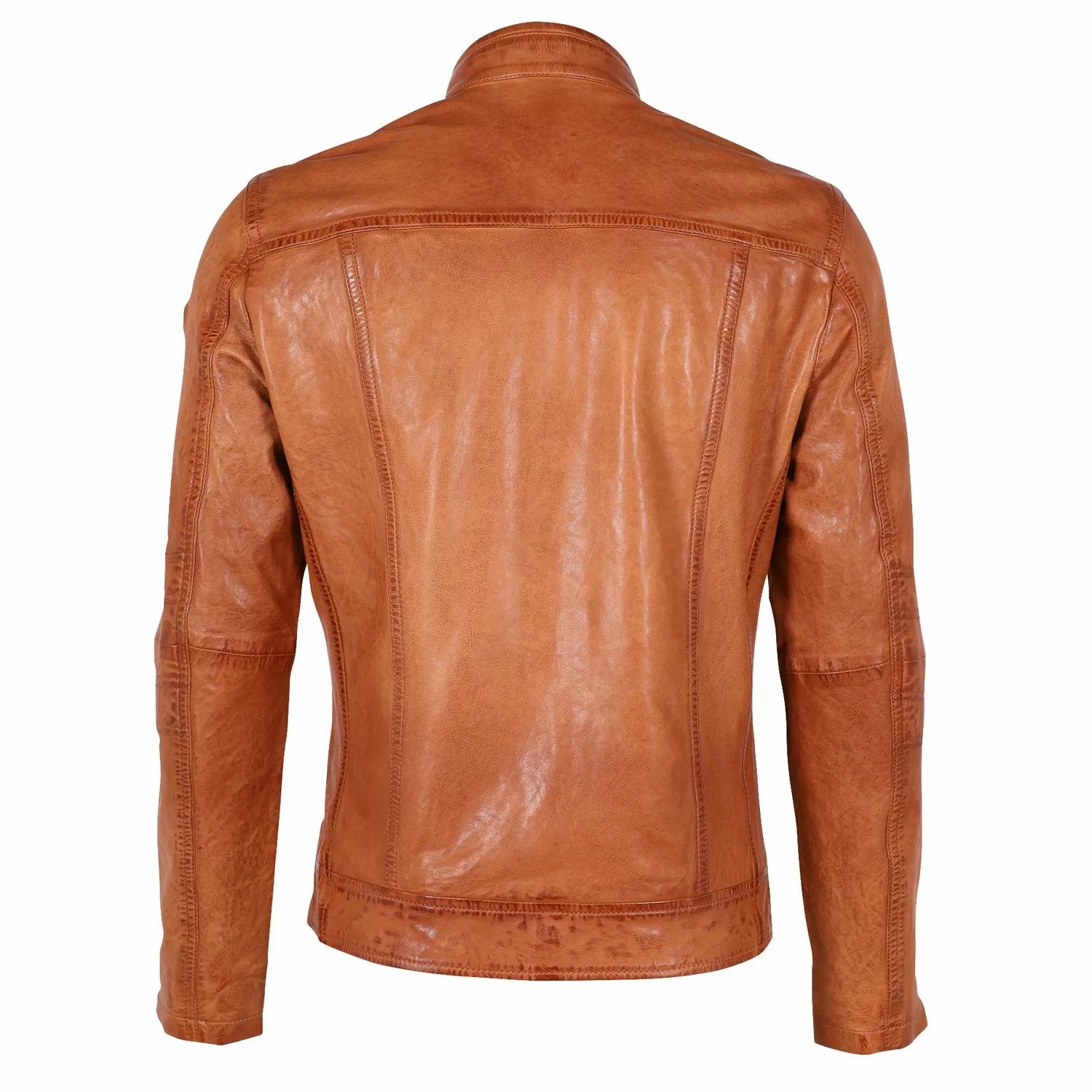 Geaca de Piele Barbati Gipsy Coniac GMBosko LONTV – IMBRACAMINTE