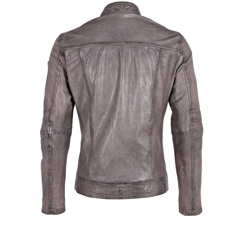 Geaca de Piele Barbati Gipsy Gri GMBosko LONTV – IMBRACAMINTE Geaca de Piele Barbati Gipsy Gri GMBosko LONTV – IMBRACAMINTE