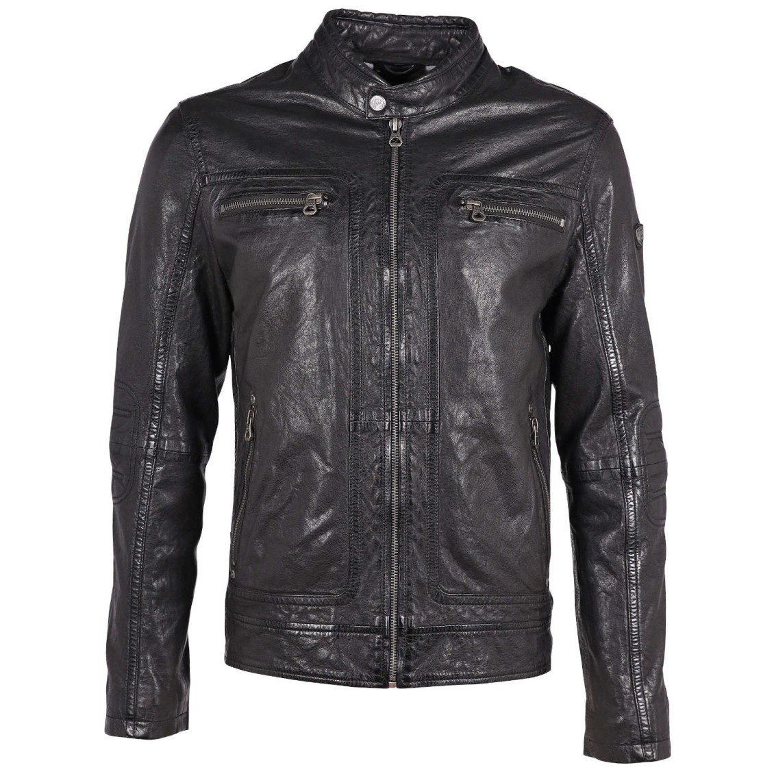 Geaca de Piele Barbati Gipsy Neagra GMBosko – IMBRACAMINTE