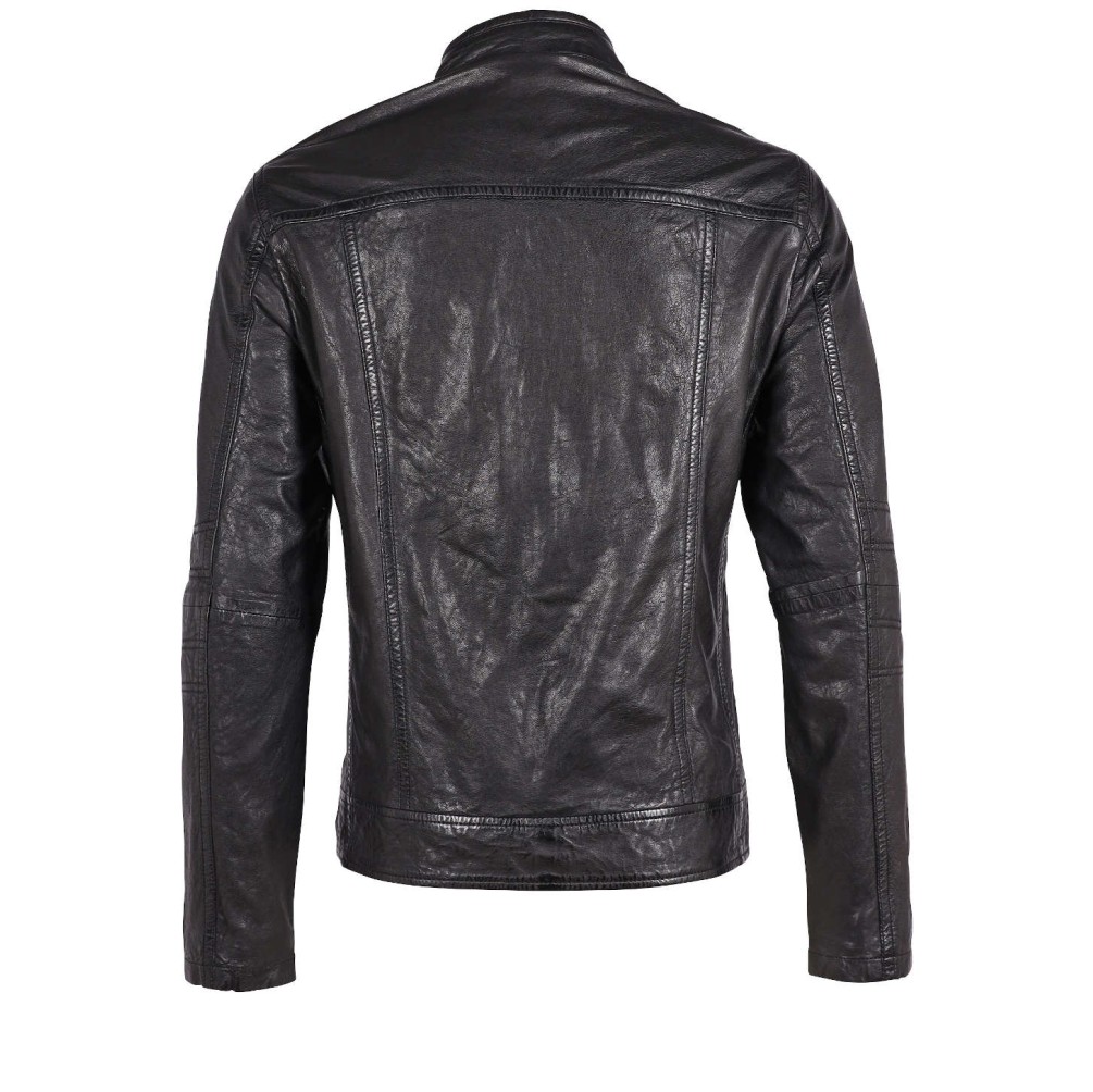 Geaca de Piele Barbati Gipsy Neagra GMBosko – IMBRACAMINTE