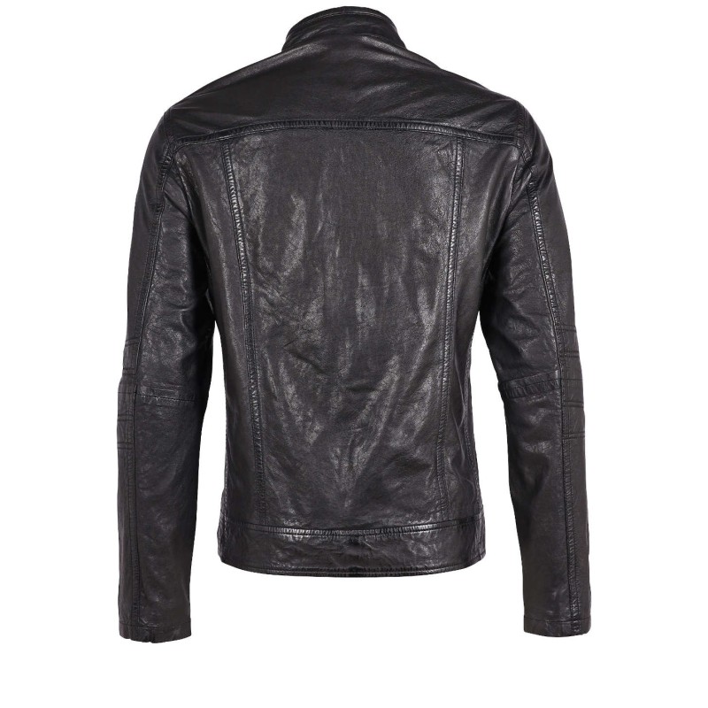 Geaca de Piele Barbati Gipsy Neagra GMBosko – IMBRACAMINTE