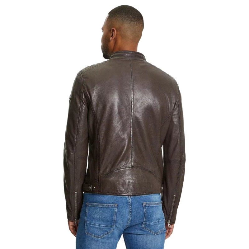 Geaca de Piele Barbati Gipsy Maro Inchis GMBrody – IMBRACAMINTE