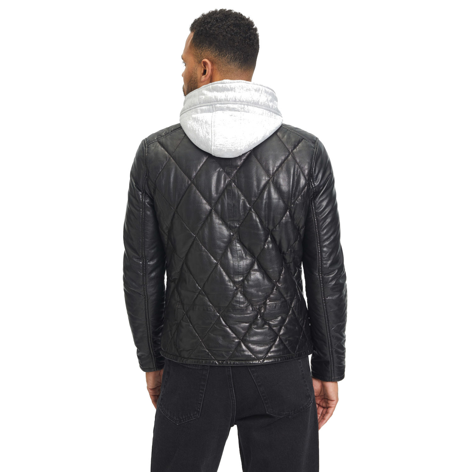 Geaca de Iarna din Piele Barbati Gipsy Neagra GMCabon – IMBRACAMINTE