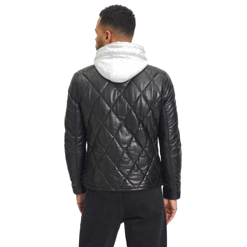 Geaca de Iarna din Piele Barbati Gipsy Neagra GMCabon – IMBRACAMINTE Geaca de Iarna din Piele Barbati Gipsy Neagra GMCabon – IMBRACAMINTE