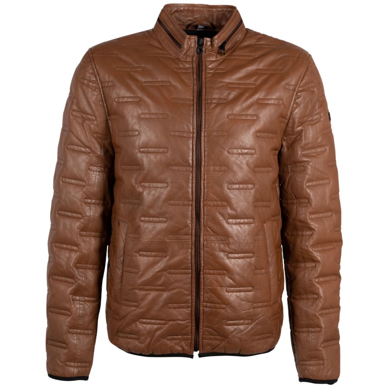 Geaca de Piele Barbati Gipsy Coniac GMCalep – Geci de Piele