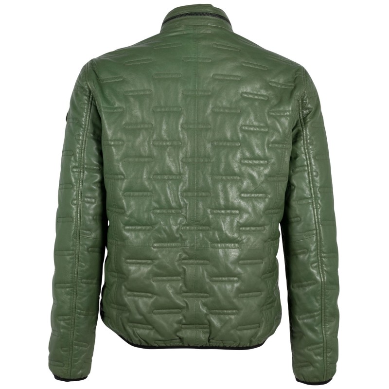 Geaca Matlasata de Piele Barbati Gipsy Verde GMCalep – Black Friday Geaca Matlasata de Piele Barbati Gipsy Verde GMCalep – Black Friday