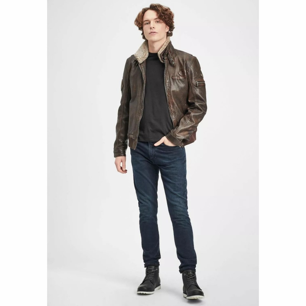 Geaca de Piele Barbati Gipsy Maro Antic GMCanjon LAMAV W Geaca de Piele Barbati Gipsy Maro Antic GMCanjon LAMAV W - readytowear.ro