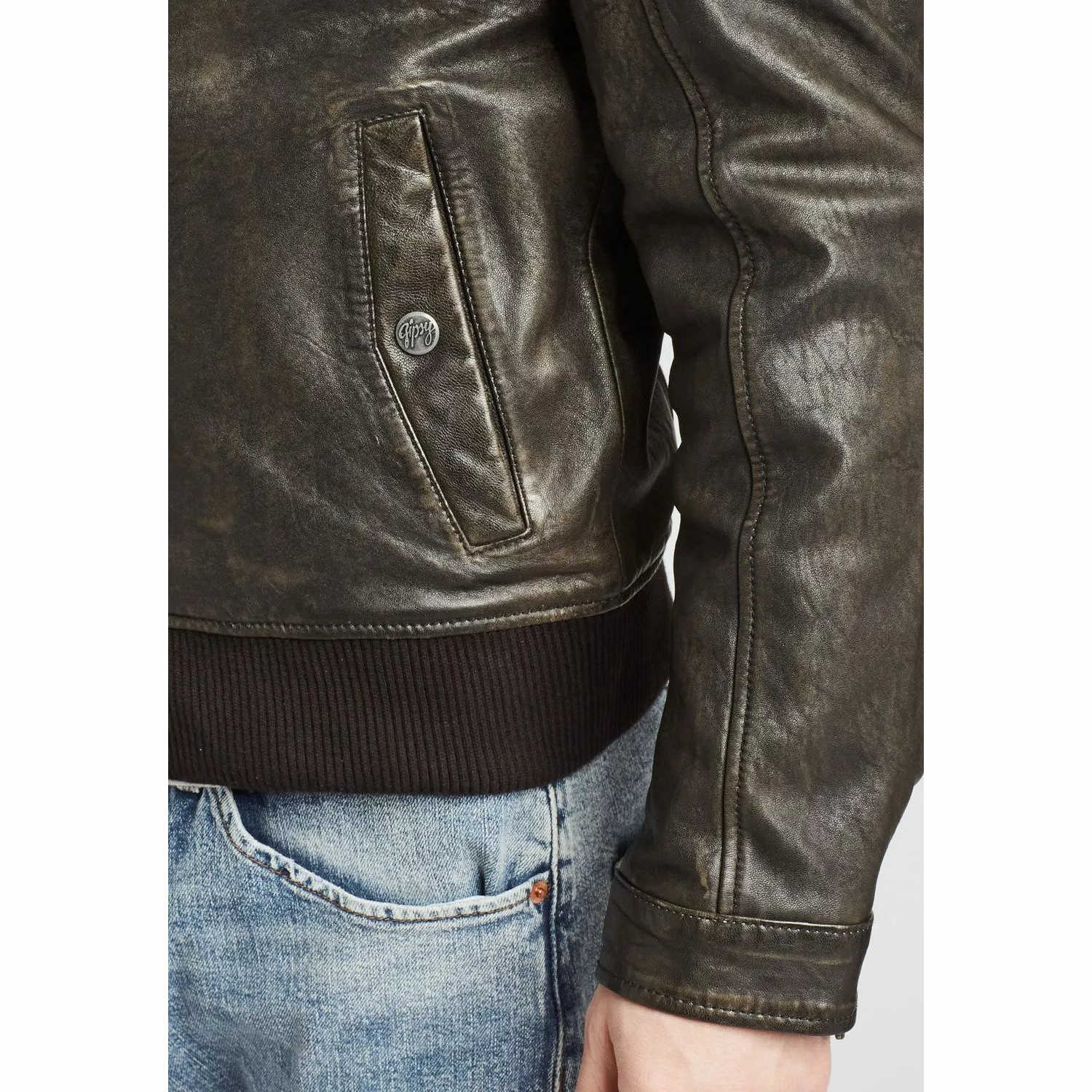 Geaca de Piele Barbati Gipsy Negru Antic GMCanjon LAMAV W – IMBRACAMINTE Geaca de Piele Barbati Gipsy Negru Antic GMCanjon LAMAV W – IMBRACAMINTE