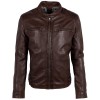 Geaca de Piele Barbati Gipsy Castanie GMChard Geaca de Piele Barbati Gipsy Castanie GMChard - readytowear.ro