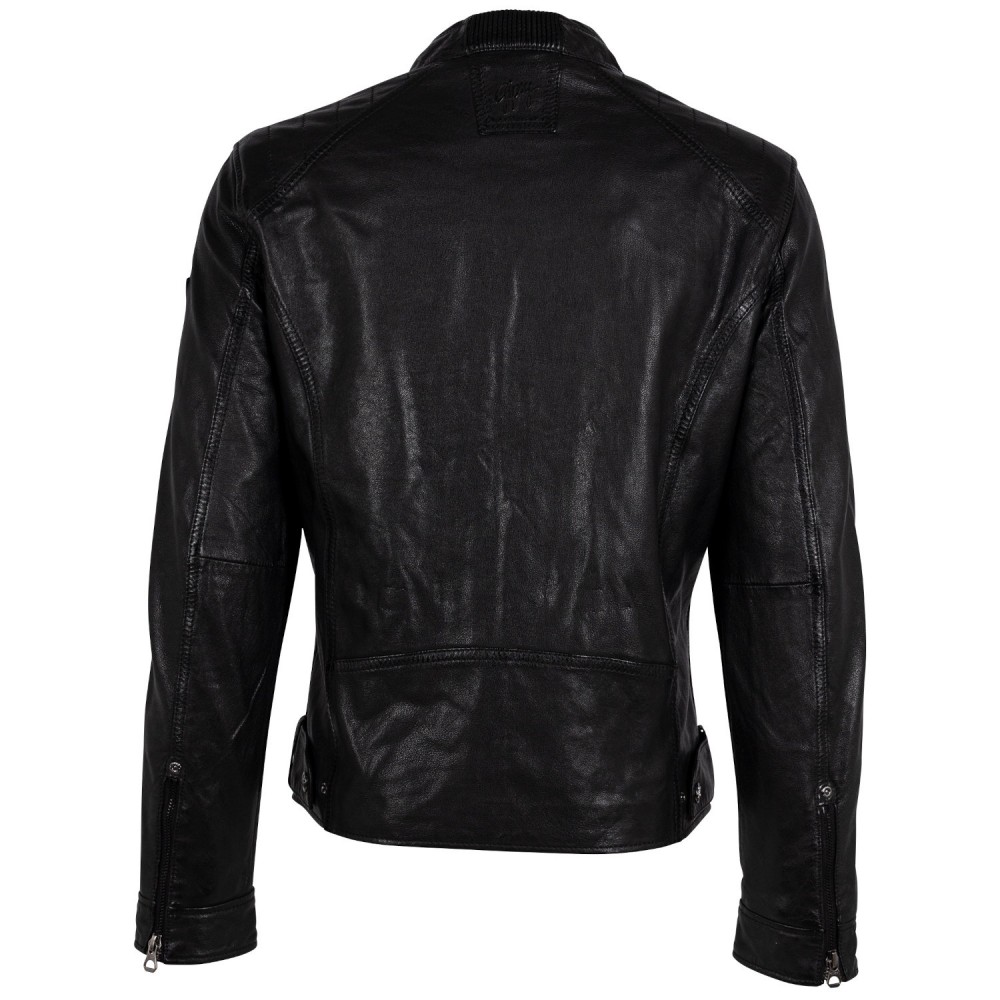Geaca de Piele Barbati Gipsy Neagra GMChard Geaca de Piele Barbati Gipsy Neagra GMChard - readytowear.ro