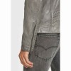 Geaca de Piele Barbati Gipsy Gri GMChenno – Black Friday