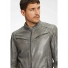 Geaca de Piele Barbati Gipsy Gri GMChenno Geaca de Piele Barbati Gipsy Gri GMChenno - readytowear.ro