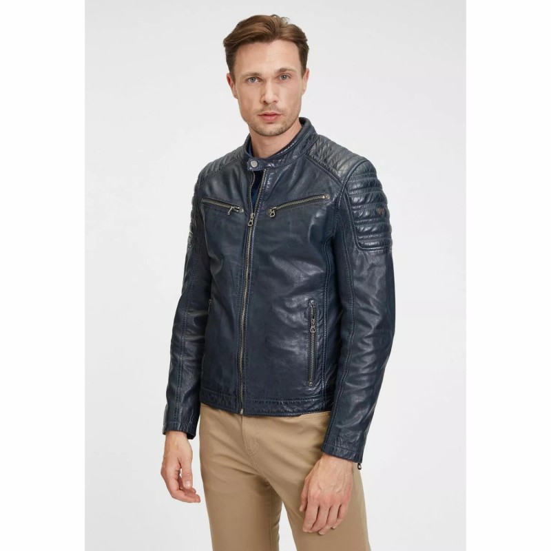 Geaca de Piele Barbati Gipsy Bleumarin GMChesto LAORV – IMBRACAMINTE Geaca de Piele Barbati Gipsy Bleumarin GMChesto LAORV – IMBRACAMINTE