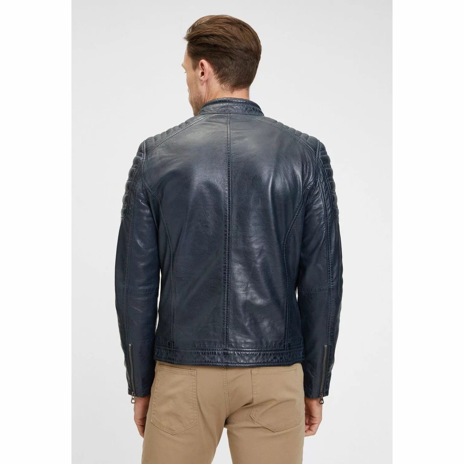 Geaca de Piele Barbati Gipsy Bleumarin GMChesto LAORV – IMBRACAMINTE Geaca de Piele Barbati Gipsy Bleumarin GMChesto LAORV – IMBRACAMINTE