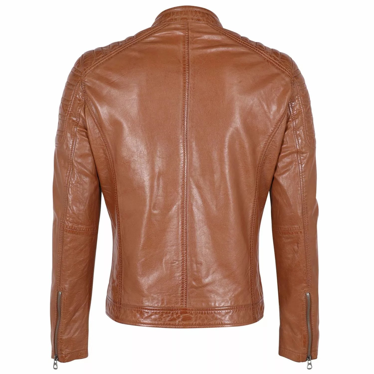 Geaca de Piele Barbati Gipsy Coniac GMChesto LAORV – IMBRACAMINTE