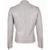 Geaca de Piele Barbati Gipsy Gri Argintiu GMChesto LAORV geci de piele - readytowear.ro