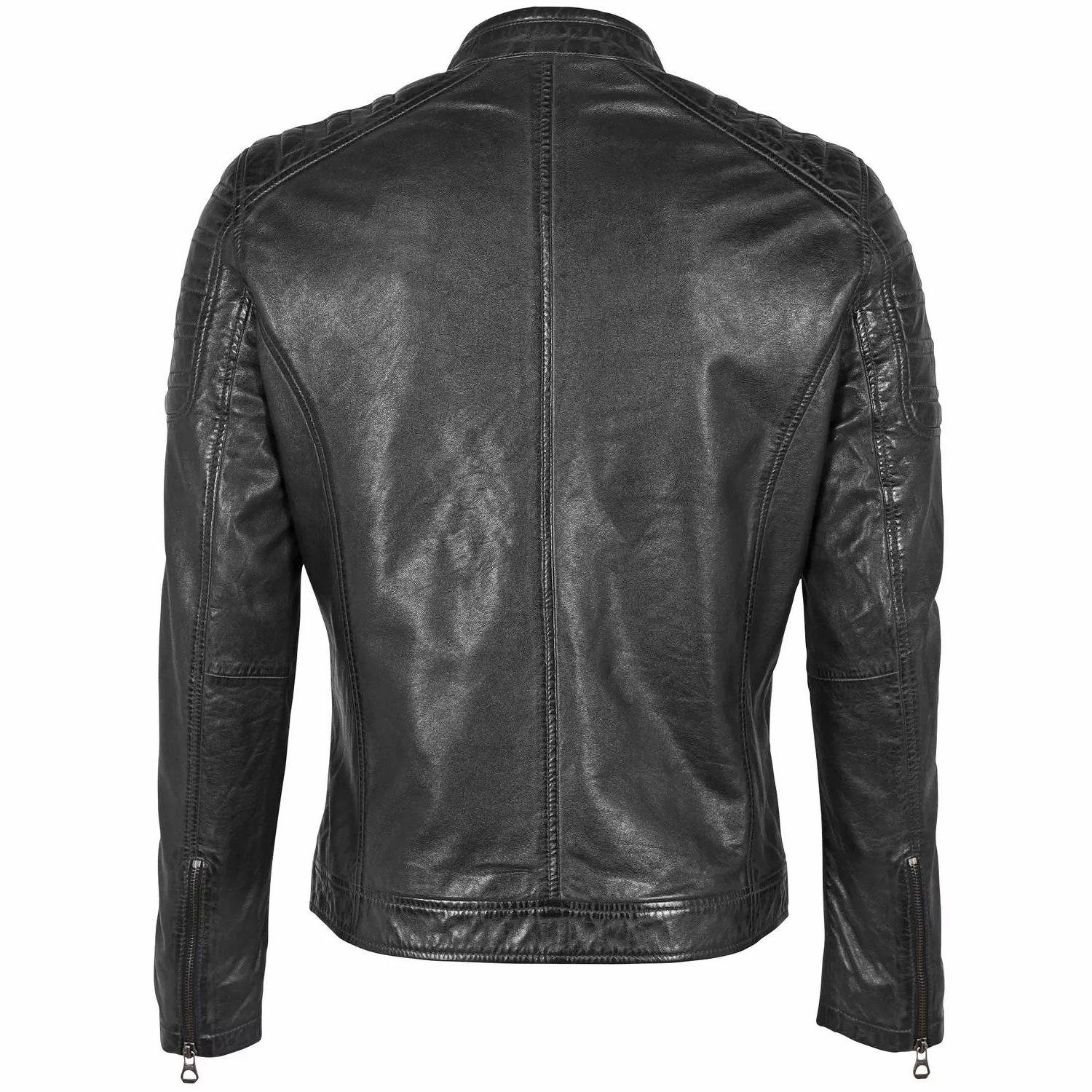 Geaca de Piele Barbati Gipsy Neagra GMChesto – IMBRACAMINTE