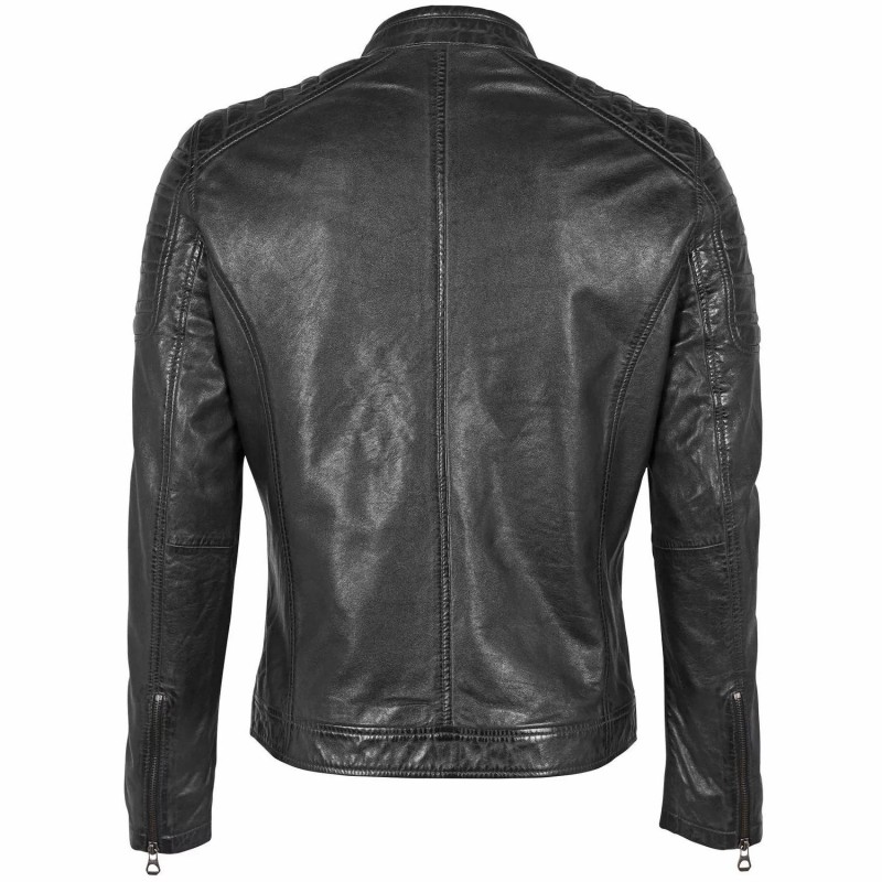 Geaca de Piele Barbati Gipsy Neagra GMChesto – IMBRACAMINTE Geaca de Piele Barbati Gipsy Neagra GMChesto – IMBRACAMINTE
