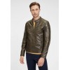 Geaca de Piele Barbati Gipsy Olive Inchis GMChesto Geaca de Piele Barbati Gipsy Olive Inchis GMChesto - readytowear.ro