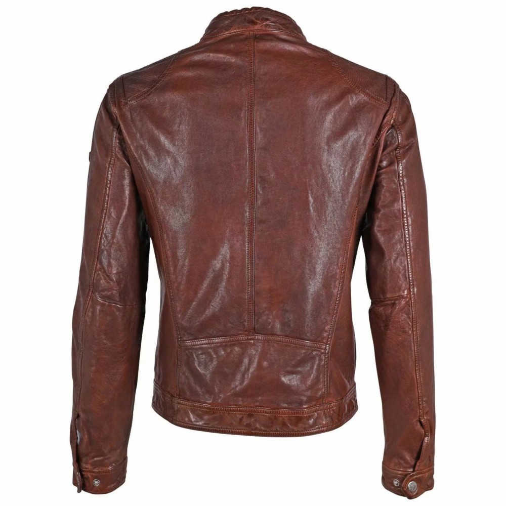 Geaca de Piele Barbati Gipsy Castanie GMChuto SF LGAWV Geaca de Piele Barbati Gipsy Castanie GMChuto SF LGAWV - readytowear.ro