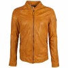 Geaca de Piele Barbati Gipsy Galbena GMChuto SF LGAWV - readytowear