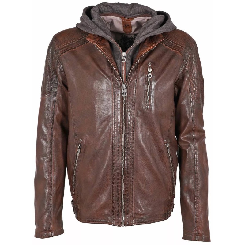 Geaca de Piele Barbati Gipsy Coniac Inchis GMClance CF LONTV – IMBRACAMINTE Geaca de Piele Barbati Gipsy Coniac Inchis GMClance CF LONTV – IMBRACAMINTE