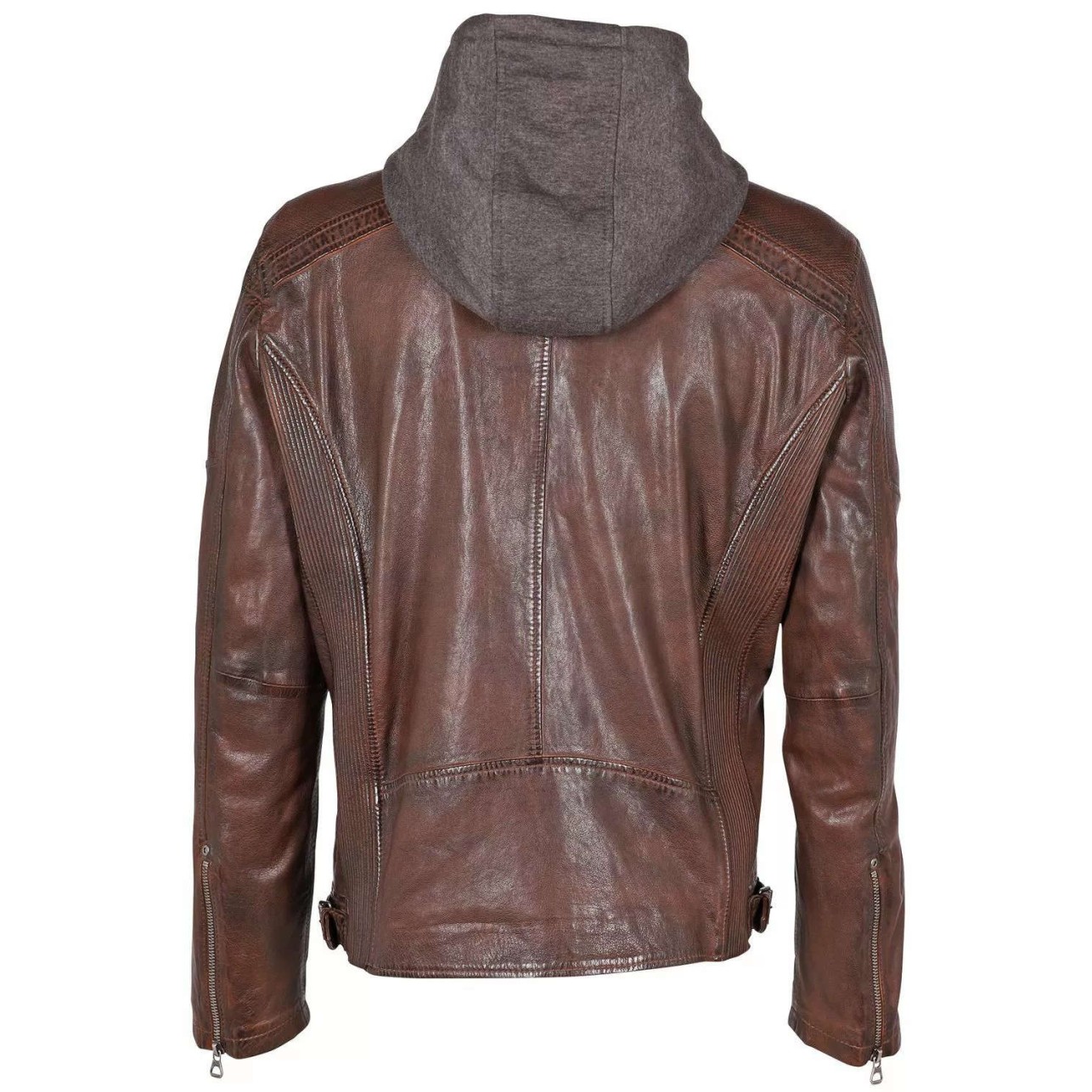 Geaca de Piele Barbati Gipsy Coniac Inchis GMClance CF LONTV – IMBRACAMINTE