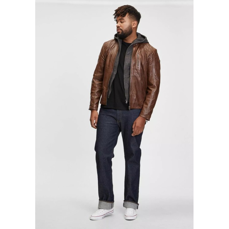 Geaca de Piele Barbati Gipsy Coniac Inchis GMClance CF LONTV – IMBRACAMINTE Geaca de Piele Barbati Gipsy Coniac Inchis GMClance CF LONTV – IMBRACAMINTE