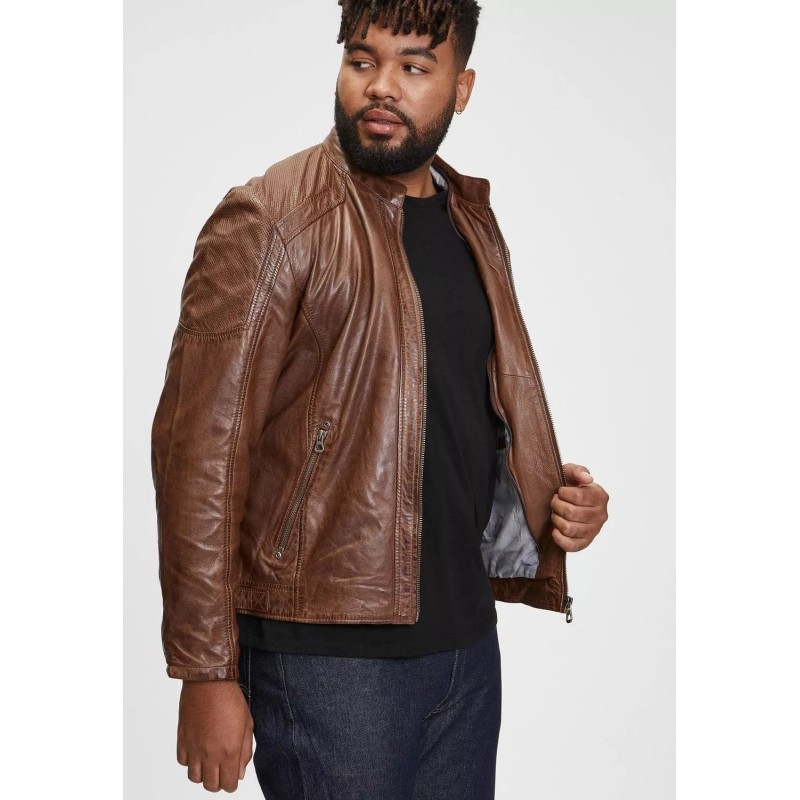 Geaca de Piele Barbati Gipsy Coniac Inchis GMClance CF LONTV – IMBRACAMINTE Geaca de Piele Barbati Gipsy Coniac Inchis GMClance CF LONTV – IMBRACAMINTE