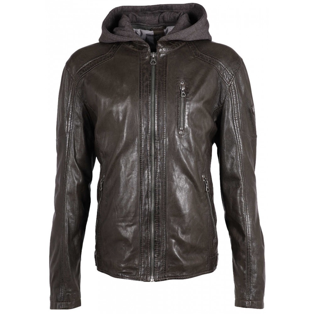 Geaca de Piele Barbati Gipsy Olive Inchis GMClance CF LONTV Geaca de Piele Barbati Gipsy Olive Inchis GMClance CF LONTV - readytowear.ro