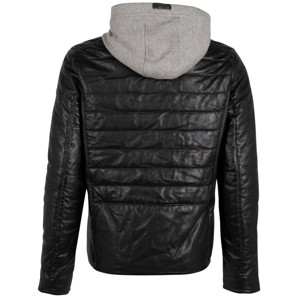 Geaca de Piele Barbati Gipsy Neagra GMCloudson Geaca de Piele Barbati Gipsy Neagra GMCloudson - readytowear.ro