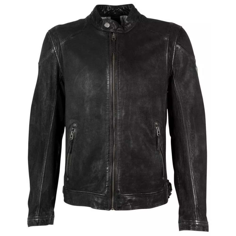 Geaca de Piele Barbati Gipsy Neagra GMColt Geaca de Piele Barbati Gipsy Neagra GMColt - readytowear.ro
