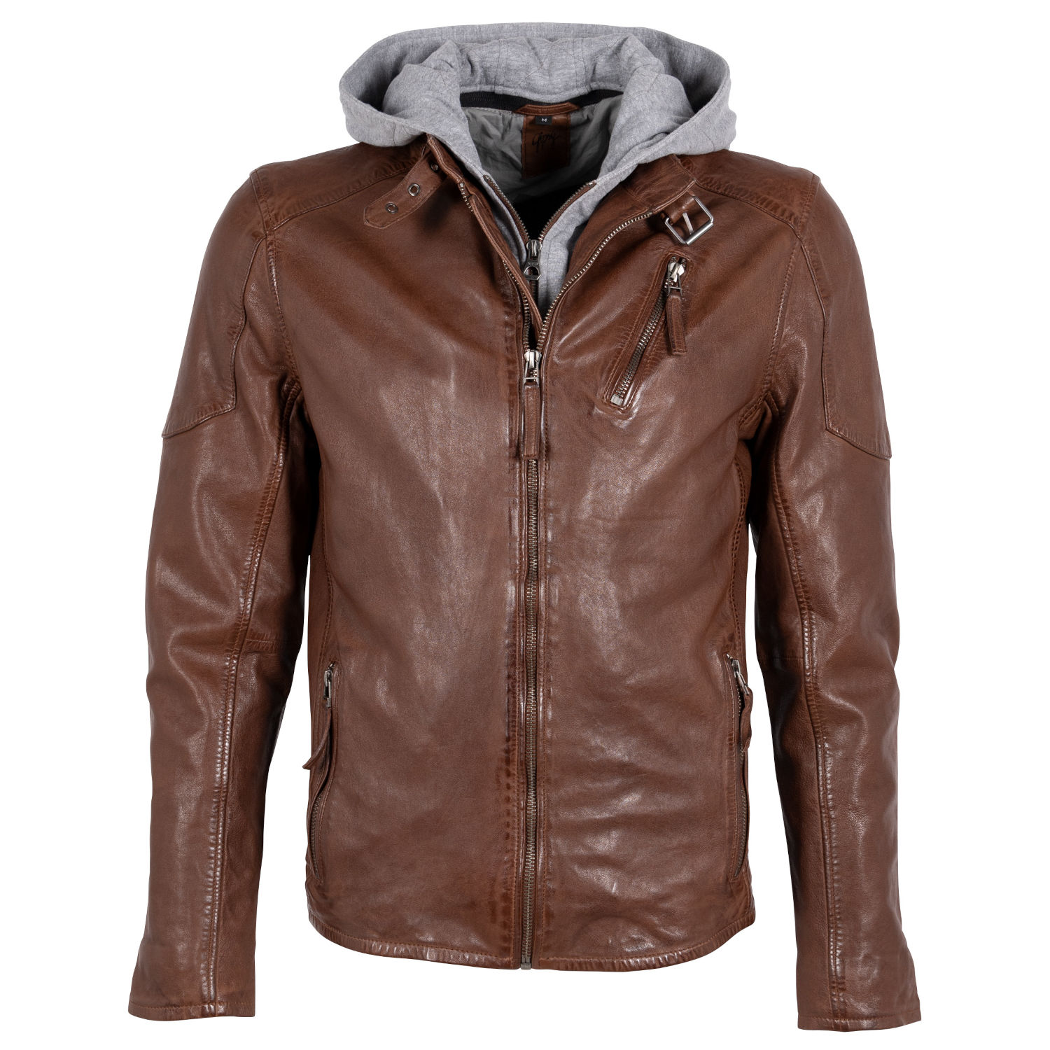 Geaca de Piele Barbati Gipsy Coniac Inchis GMCoopa – IMBRACAMINTE Geaca de Piele Barbati Gipsy Coniac Inchis GMCoopa – IMBRACAMINTE