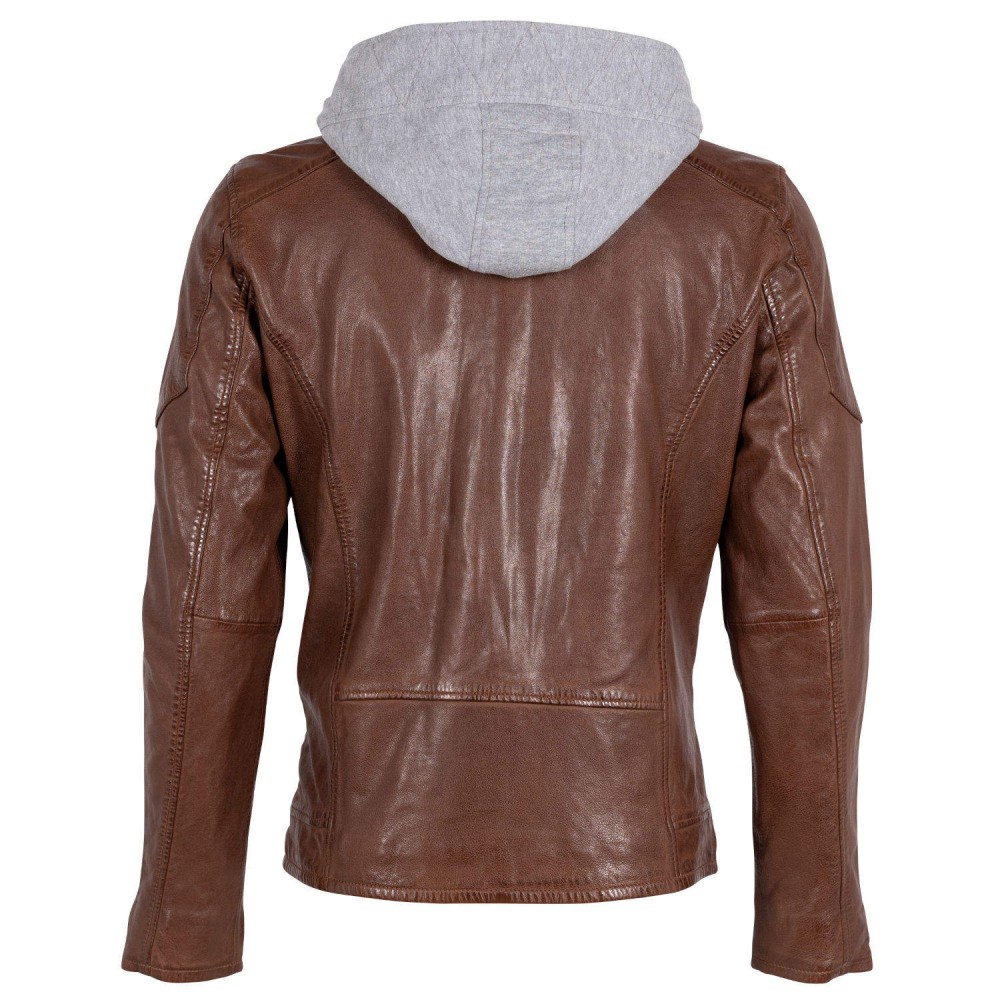 Geaca de Piele Barbati Gipsy Coniac Inchis GMCoopa Geaca de Piele Barbati Gipsy Coniac Inchis GMCoopa - readytowear.ro