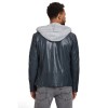 Geaca de Piele Barbati Gipsy Gri Inchis GMCoopa Geaca de Piele Barbati Gipsy Gri Inchis GMCoopa - readytowear.ro