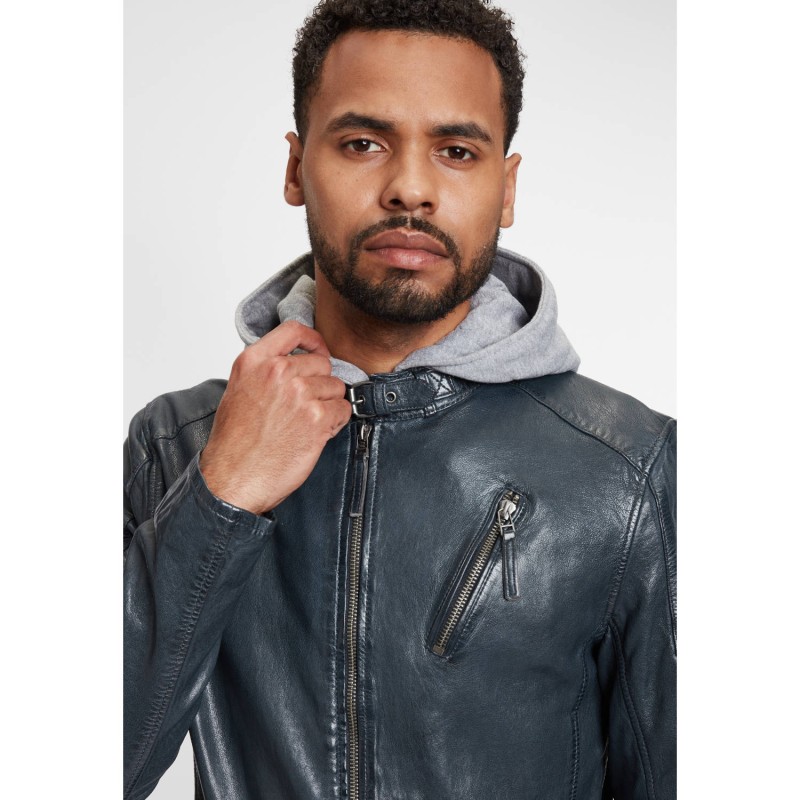 Geaca de Piele Barbati Gipsy Gri Inchis GMCoopa – IMBRACAMINTE Geaca de Piele Barbati Gipsy Gri Inchis GMCoopa – IMBRACAMINTE