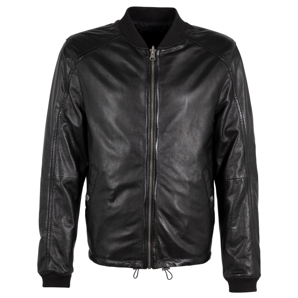 Geaca de Piele cu doua fete Barbati Gipsy Negru/Negru GMCranch Geaca de Piele cu doua fete Barbati Gipsy Negru/Negru GMCranch - readytowear.ro