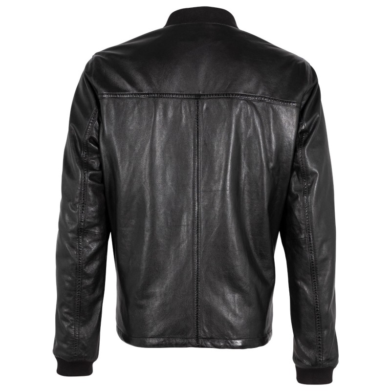 Geaca de Piele cu doua fete Barbati Gipsy Negru/Negru GMCranch – Black Friday