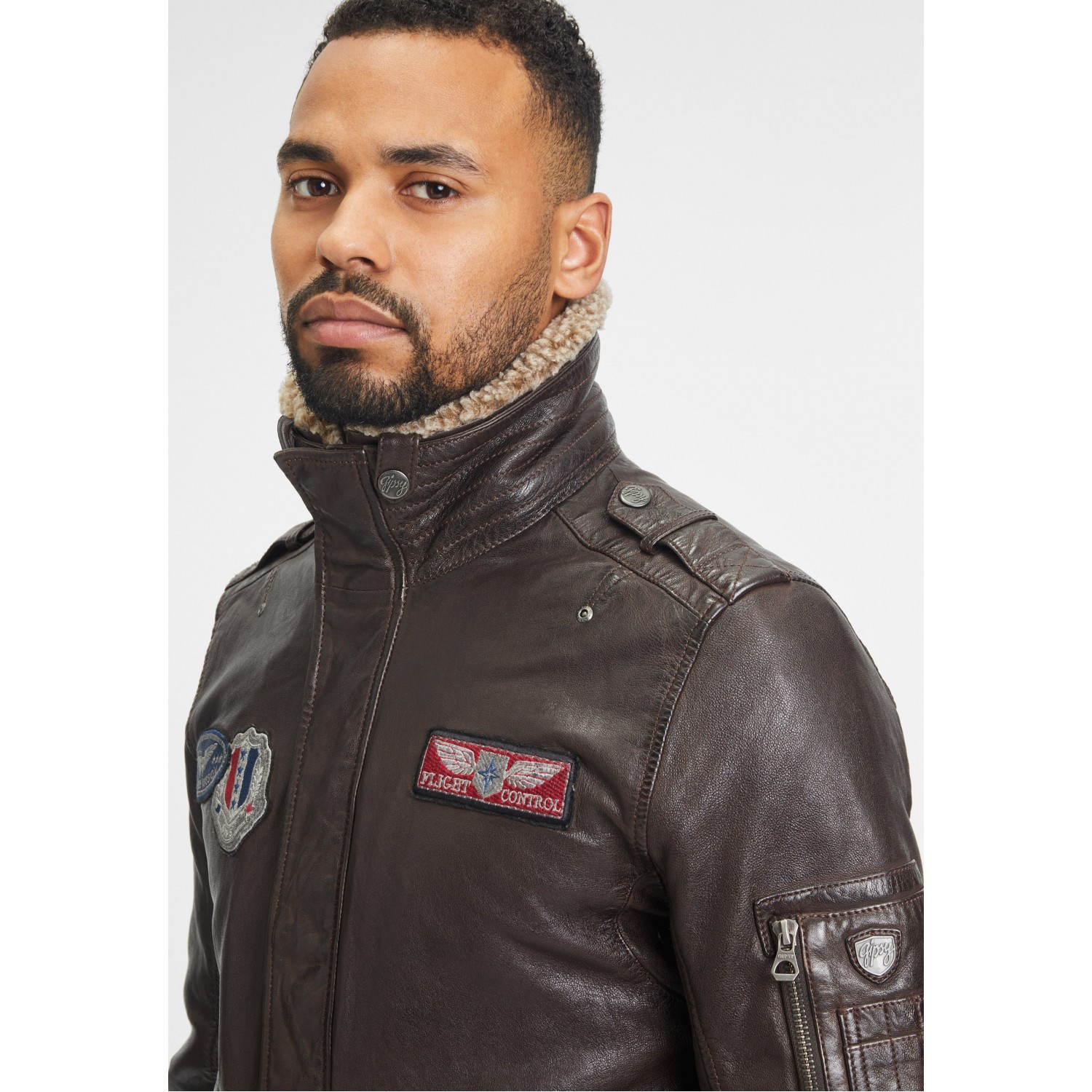 Geaca de Piele Barbati Gipsy Maro Inchis GMCruise – IMBRACAMINTE Geaca de Piele Barbati Gipsy Maro Inchis GMCruise – IMBRACAMINTE