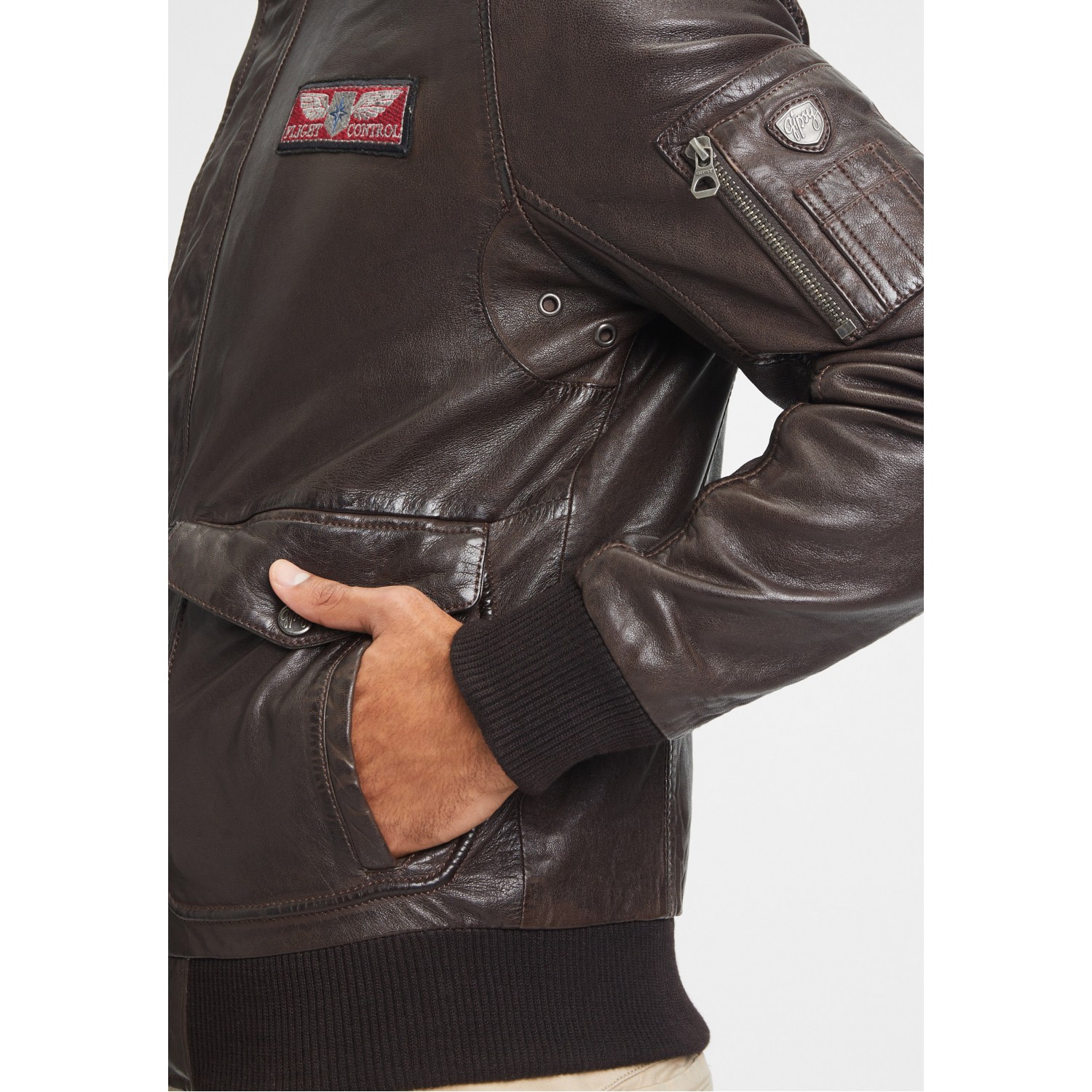 Geaca de Piele Barbati Gipsy Maro Inchis GMCruise – IMBRACAMINTE Geaca de Piele Barbati Gipsy Maro Inchis GMCruise – IMBRACAMINTE