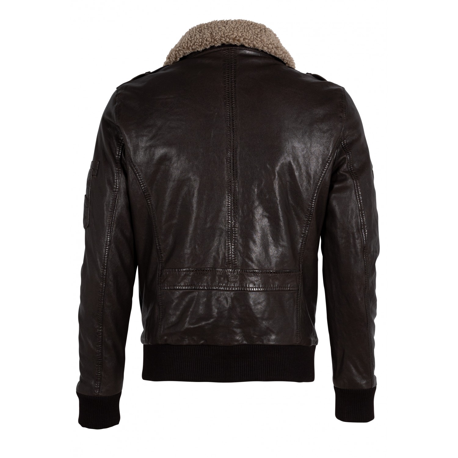 Geaca de Piele Barbati Gipsy Maro Inchis GMCruise LAPIV W – Black Friday