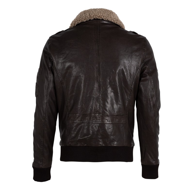 Geaca de Piele Barbati Gipsy Maro Inchis GMCruise – IMBRACAMINTE Geaca de Piele Barbati Gipsy Maro Inchis GMCruise – IMBRACAMINTE