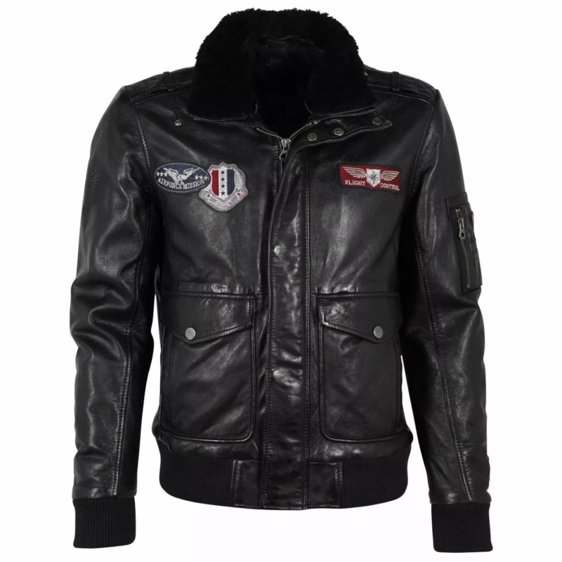 Geaca de Piele Barbati Gipsy Neagra GMCruise – Black Friday