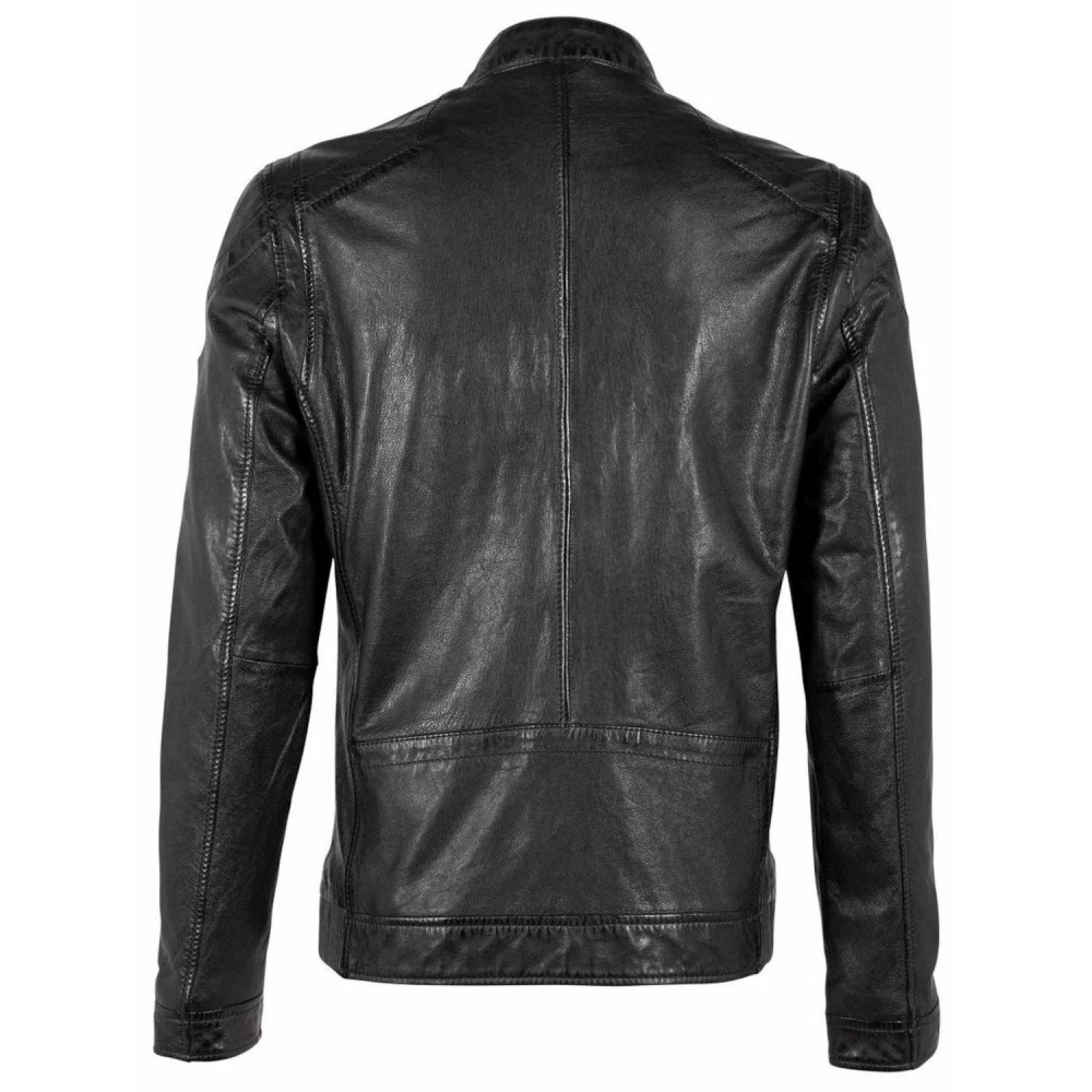 Geaca de Piele Barbati Gipsy Neagra GMCudro Geaca de Piele Barbati Gipsy Neagra GMCudro - readytowear.ro
