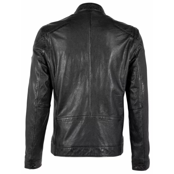 Geaca de Piele Barbati Gipsy Neagra GMCudro – IMBRACAMINTE — fotografia 2