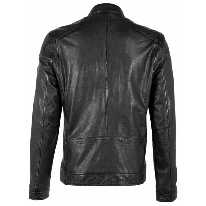 Geaca de Piele Barbati Gipsy Neagra GMCudro – IMBRACAMINTE Geaca de Piele Barbati Gipsy Neagra GMCudro – IMBRACAMINTE