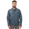 Geaca de Piele Barbati Gipsy Albastru Denim GMCybo - readytowear.ro